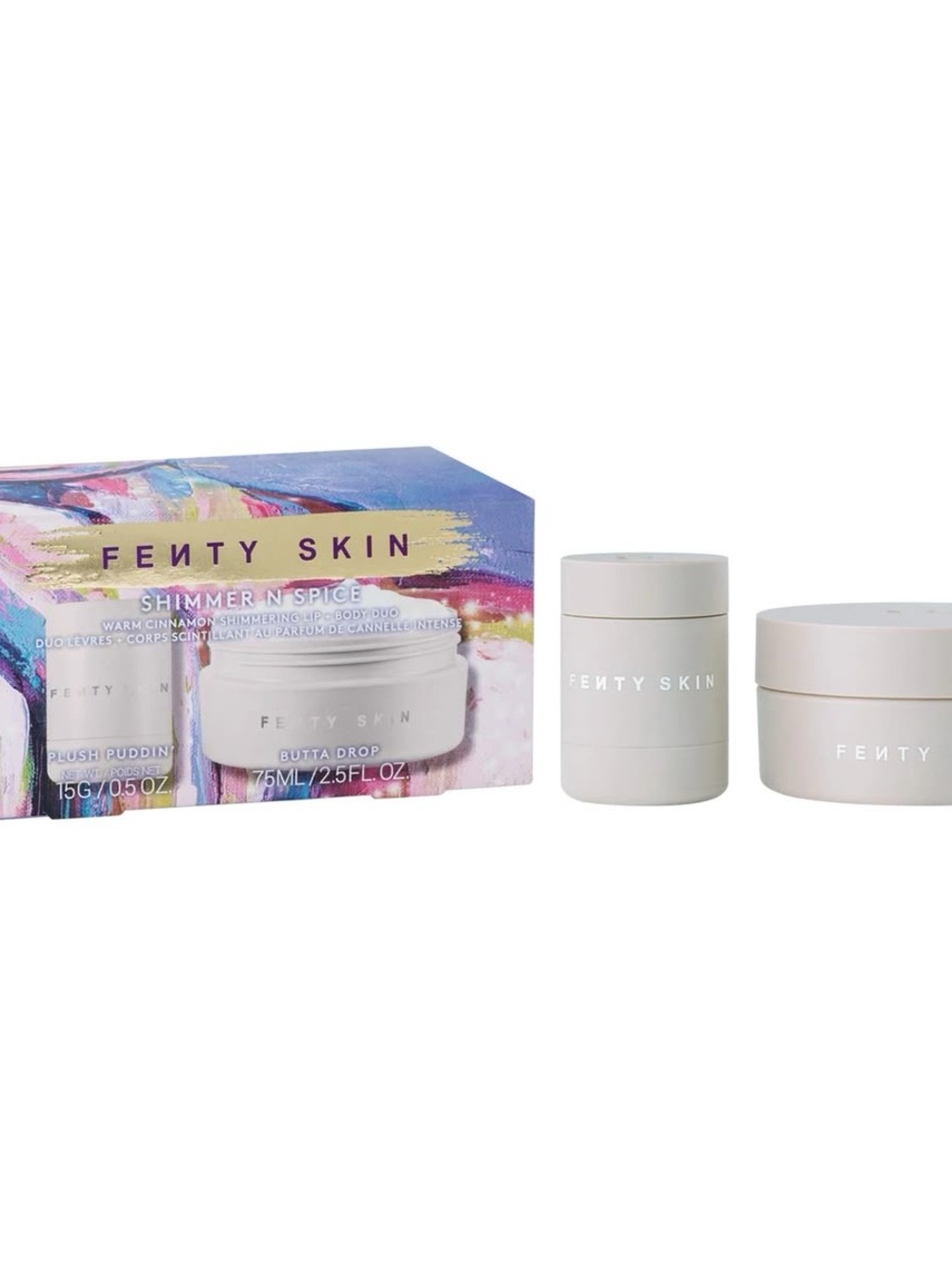 Fenty Beauty Shimmer N Spice Set - Cream, White & Pastel Accents